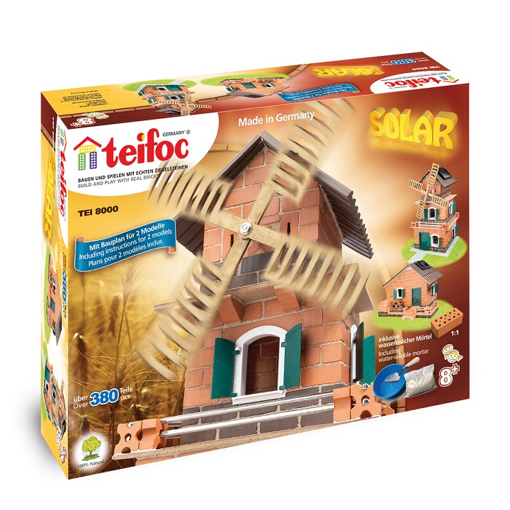 Teifoc bouwdoos - Huis/Windmolen - Solar